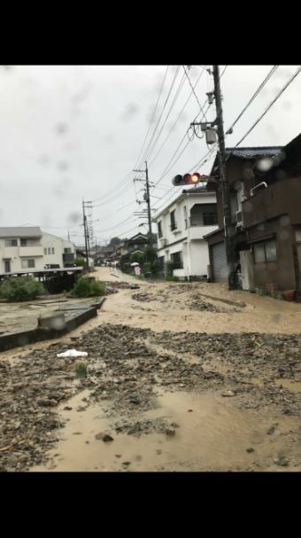 西日本豪雨災害の画像